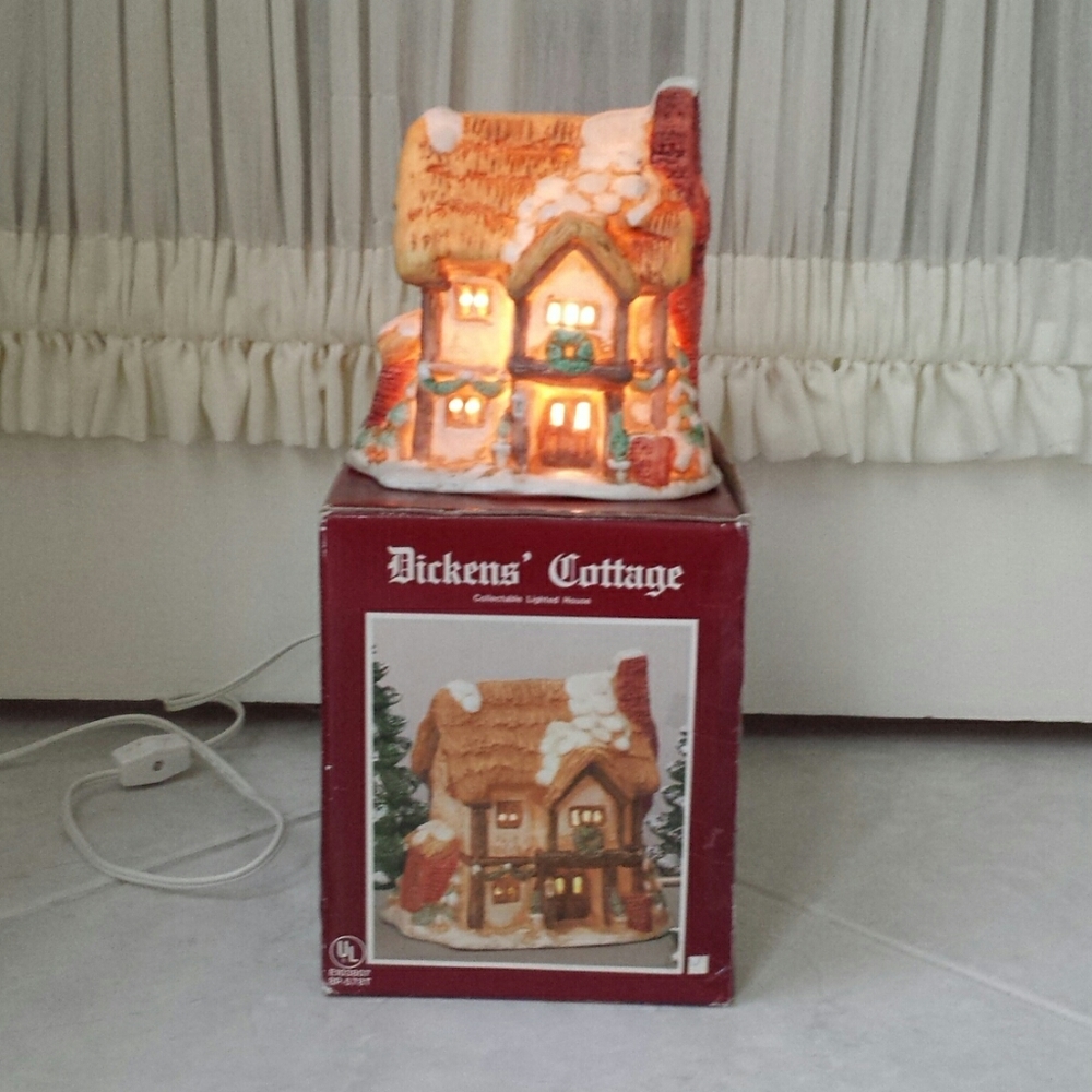 Antique Collectable Lighted House